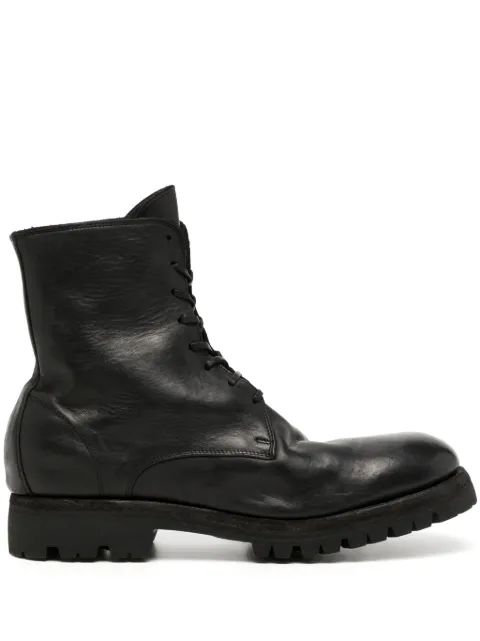 Guidi lace-up leather boots Black 795VHORSEFG