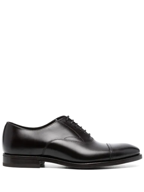 Henderson Baracco polished-finish leather Oxford shoes Black 5230110