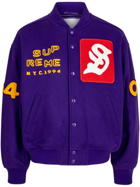 Supreme Tourist "Purple" varsity jacket Purple SU23198