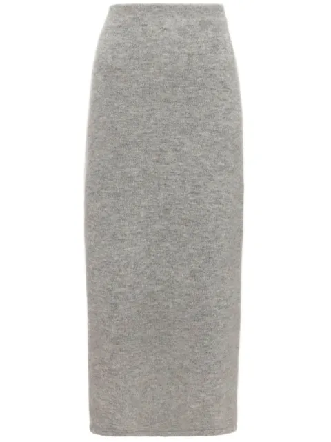 JW Anderson side-slit tube skirt Grey KW1039YN0173905