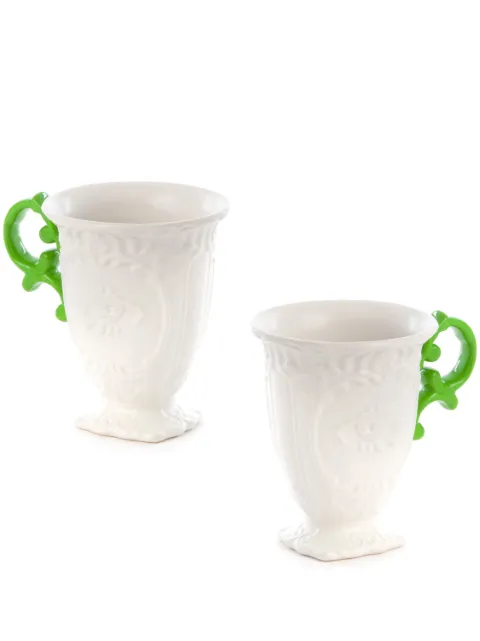 Seletti I-Wares porcelain mug (set of two) White 09855VER