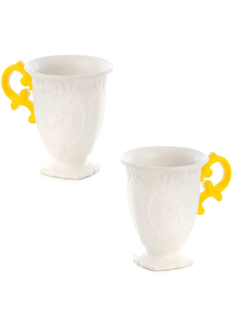 Seletti I-Wares porcelain mug (set of two) White 09855GIA