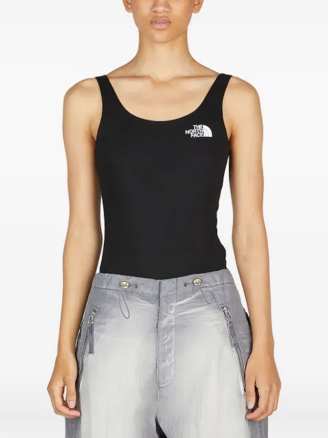 The North Face logo-embroidered ribbed bodysuit Black NF0A7ZGK