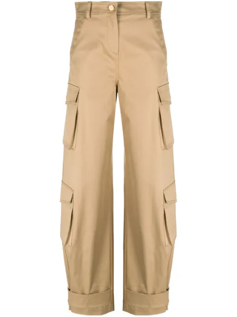 Valentino Garavani high-waisted cargo trousers Neutrals BRB5J571M