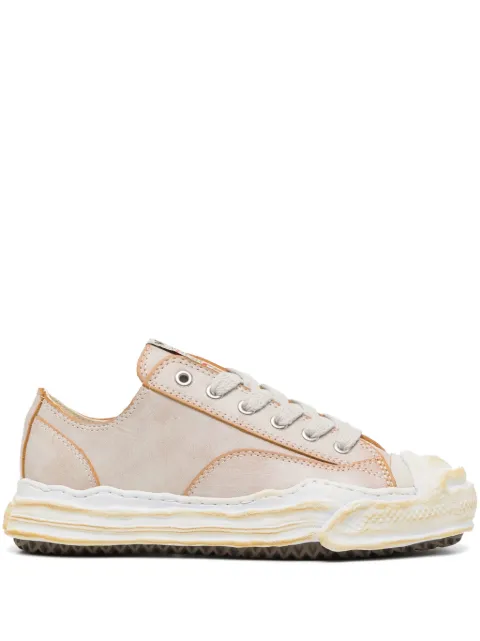 Maison MIHARA YASUHIRO Hank leather sneakers Brown A11FW719