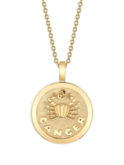 Anita Ko cancer zodiac coin pendant Gold AKPZCCANYG