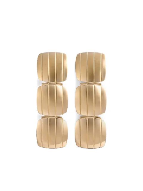 IVI Slot clip drop earrings Gold ER149