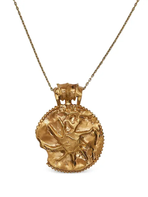 Alighieri the sun salutation medallion Gold FJ1587A