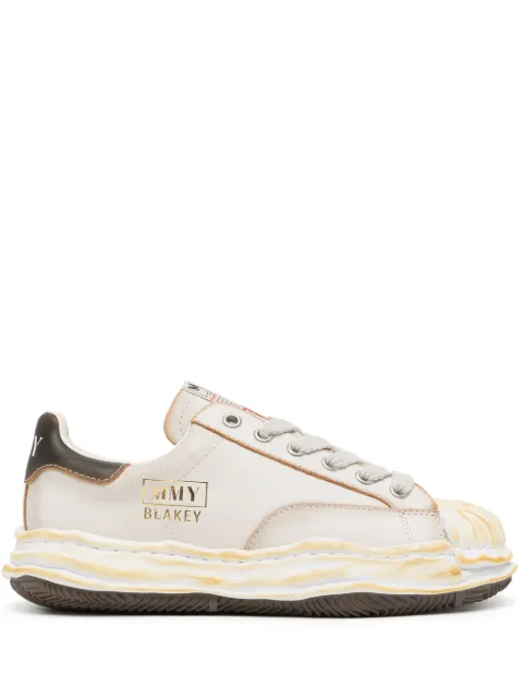 Maison MIHARA YASUHIRO Blakey OG Sole leather sneakers White A11FW722