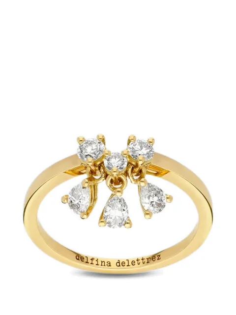 Delfina Delettrez Dancing Diamonds diamonds ring Gold CHA1002A