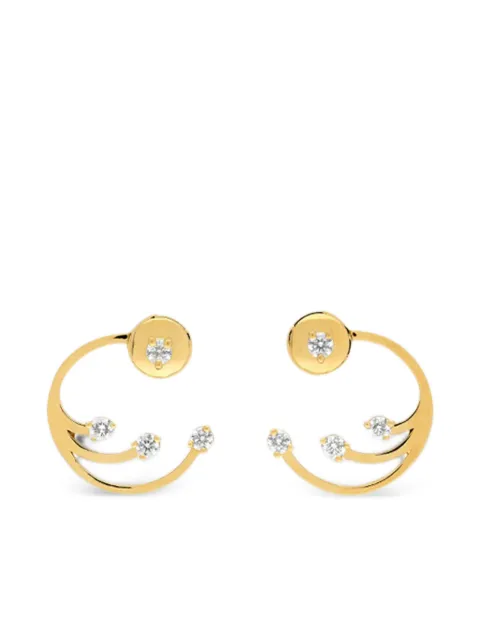 Delfina Delettrez diamond dots earrings Gold NTL5019A