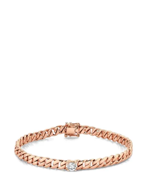 Anita Ko cuban-link diamond bracelet Pink AKBMCBDR