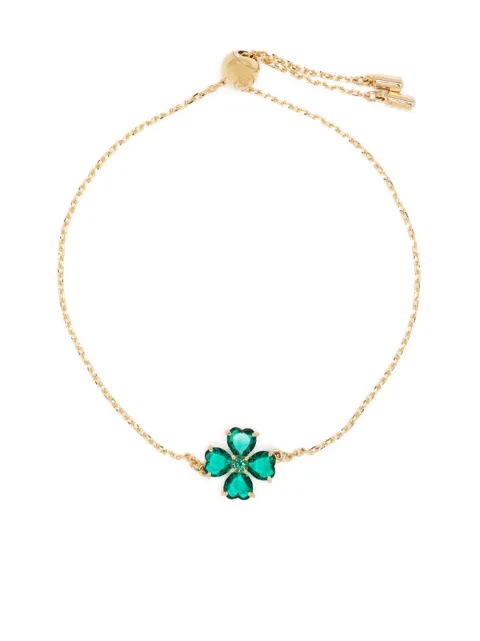 Swarovski Idyllia clover-charm bracelet Green 5666585