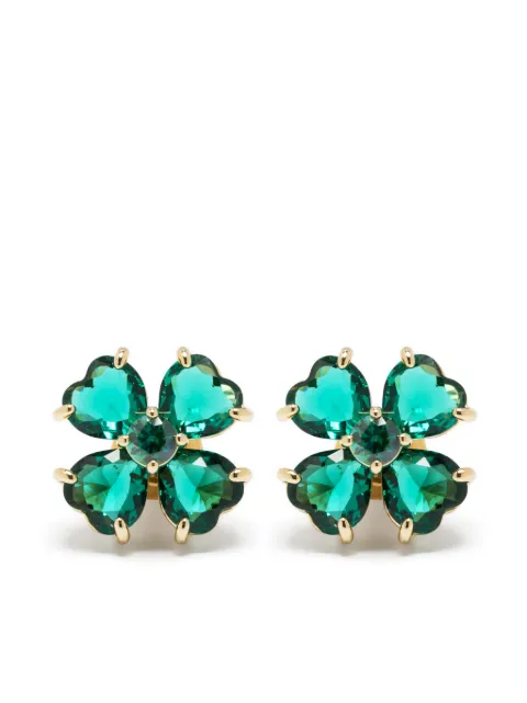 Swarovski Idyllia clover stud earrings Gold 5666236
