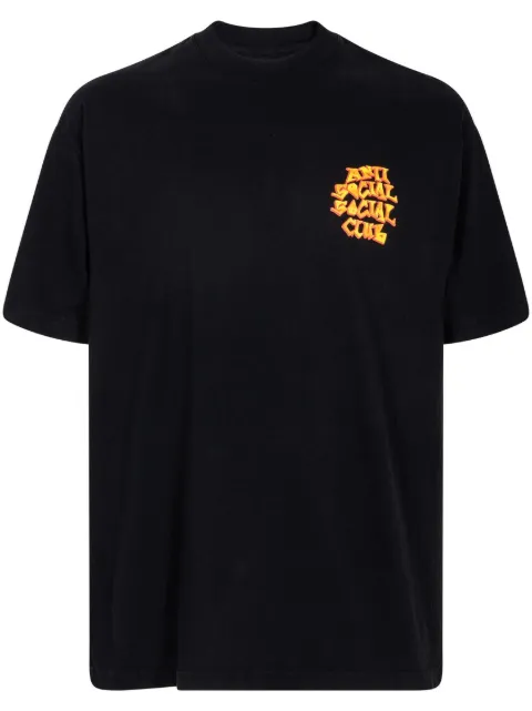 Anti Social Social Club Low Brow cotton T-shirt Black AS0386