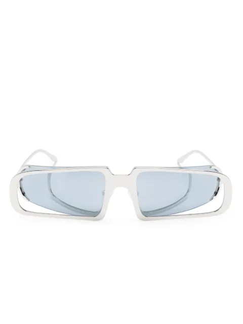Henrik Vibskov oversized-frame tinted sunglasses Silver AW23STUDA911
