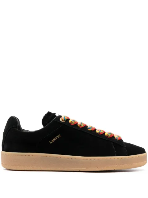 Lanvin suede low-top sneakers Black FMSKDK0BVESUA2310