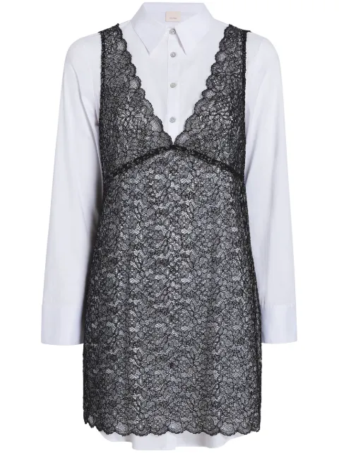 Cinq A Sept Catilina lace-overlay dress Black ZD23037047Z