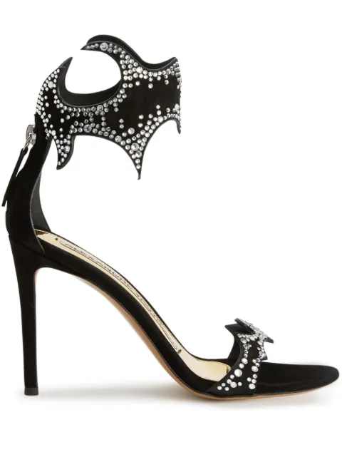 Alexandre Vauthier Betsy 105mm crystal-embellished sandals Black AVE2003001