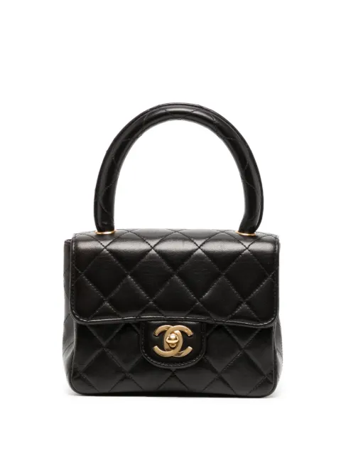 CHANEL Pre-Owned 1990-2000s micro Classic Flap handbag Black 96837