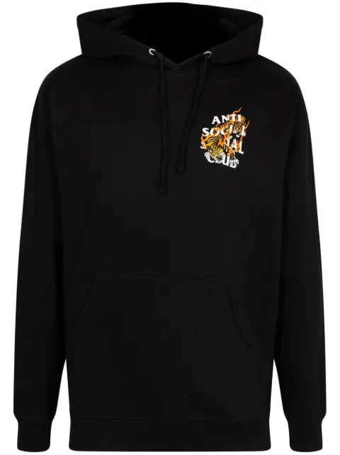 Anti Social Social Club Tiger Blood Weekly Drop hoodie Black AS0406