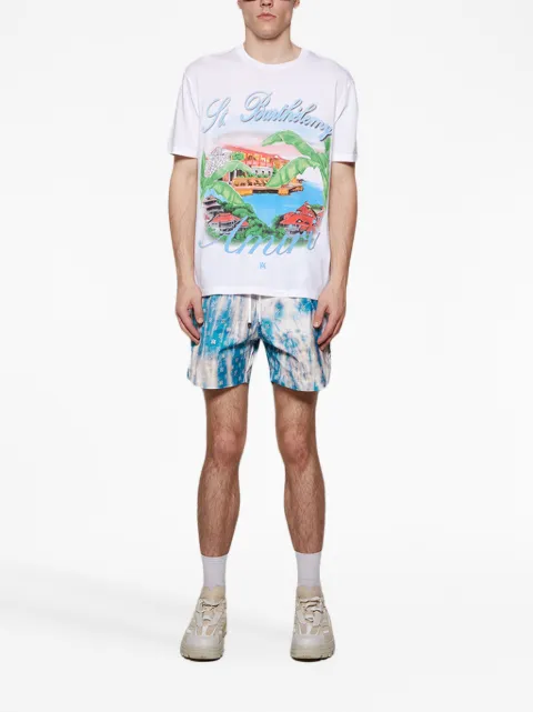 AMIRI graphic-print cotton T-shirt White PF23MJG042