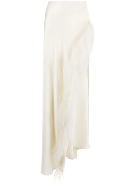 LAPOINTE FEATHER ASYMMETRICAL SKIRT R5006036AJA