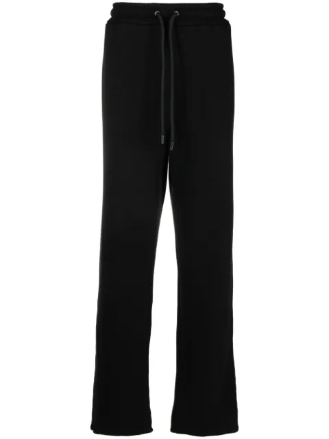 Off-White Diag-stripe cotton track pants Black OMCH054F23FLE0041050