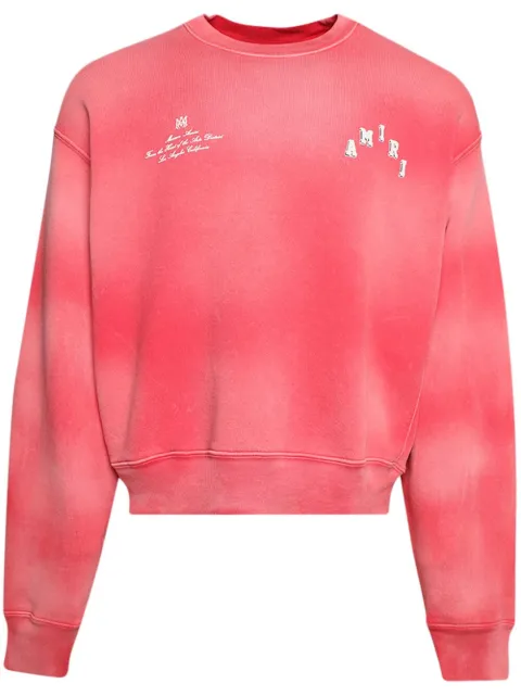 AMIRI Vintage Collegiate cotton sweatshirt Red PF23MJG013