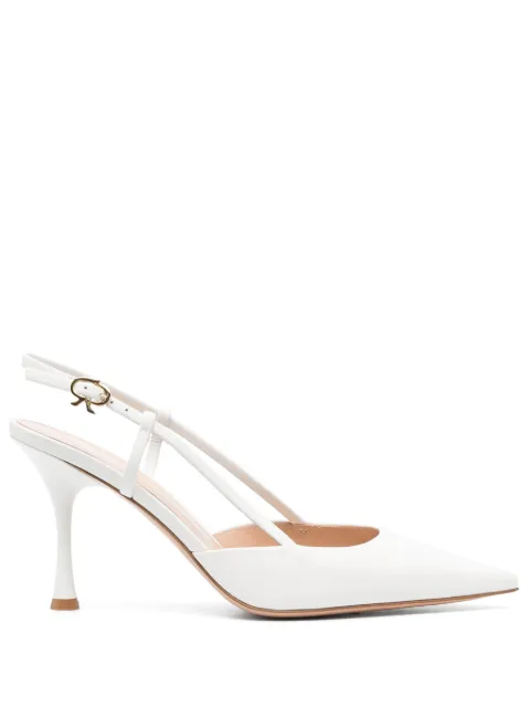 Gianvito Rossi Ascent 85mm slingback pumps White G9533585LACVIT
