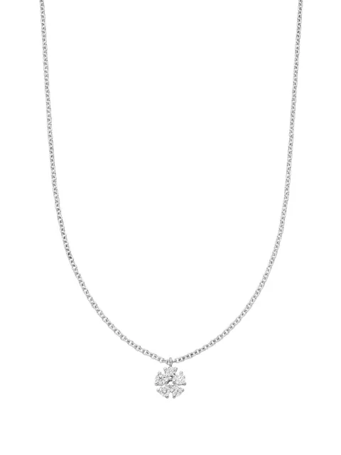 VEYNOU 14kt white gold Lily diamond necklace Silver 0427505500