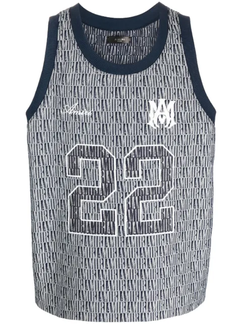 AMIRI graphic-print tank top Blue PF23MSS002