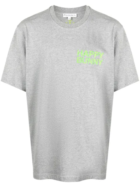 JW Anderson graphic-print organic cotton T-shirt Grey JT0159PG1213907