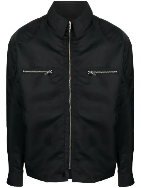 GmbH zip-up shirt jacket Black YASUFSS23