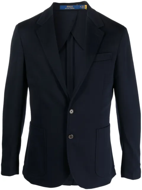 Polo Ralph Lauren single-breast notch-lapel blazer Blue 715887004001