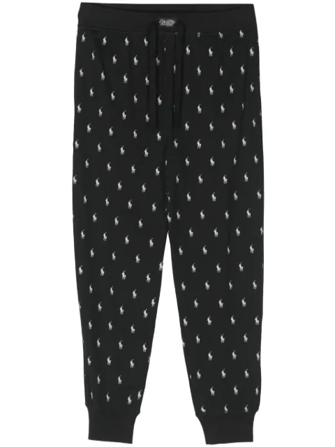 Polo Ralph Lauren Polo Pony print cotton joggers Black 714899500001
