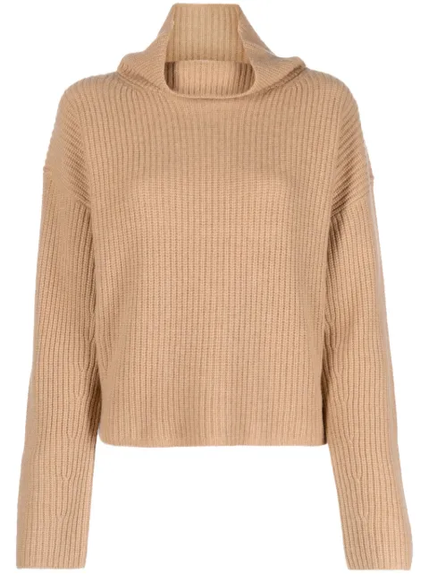 Polo Ralph Lauren roll-neck chunky-knit jumper Neutrals 211910459001