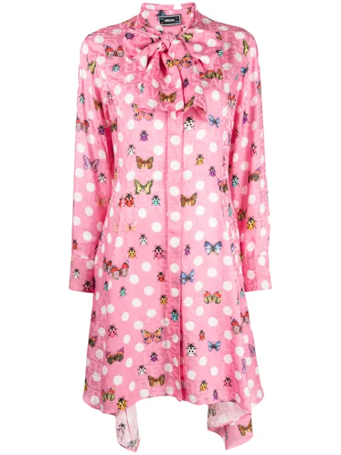 Versace Butterflies & Ladybugs short dress Pink 10112381A08211
