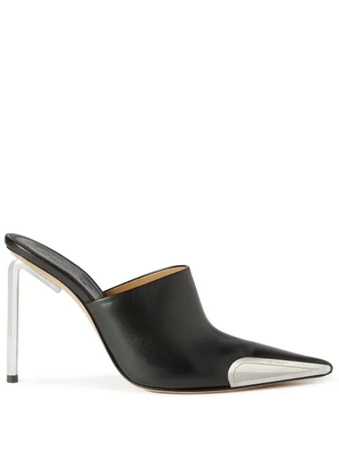 Off-White Allen Frame leather mules Black OWIJ036F23LEA0011072