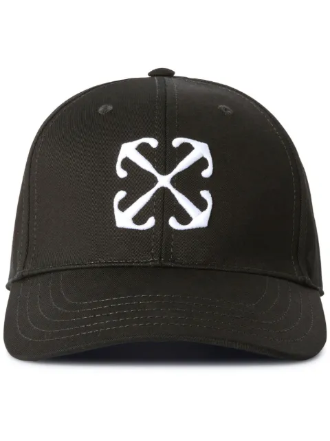 Off-White Arrows-embroidered cap Black OMLB052F23FAB0141001