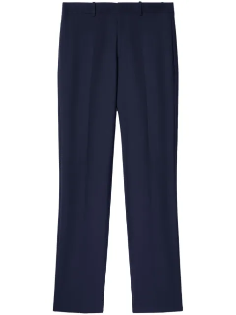 Off-White mid-rise tailored trousers Blue OMCO020F23FAB0014747