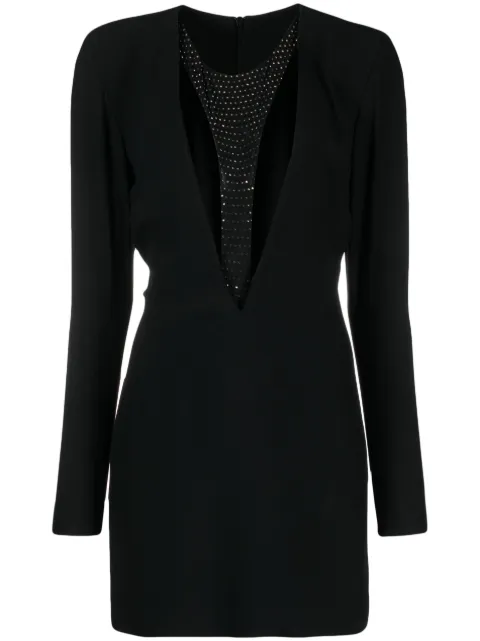 John Richmond Mechi rhinestone-embelished dress Black RWP23015VESV