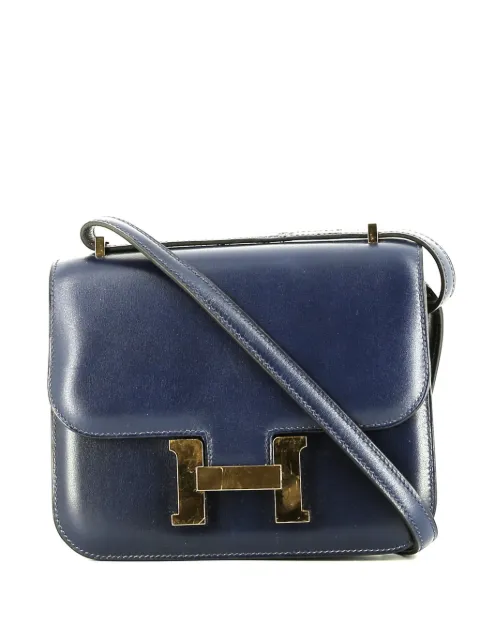 Hermès Pre-Owned 2021 Constance 18 shoulder bag Blue 399220