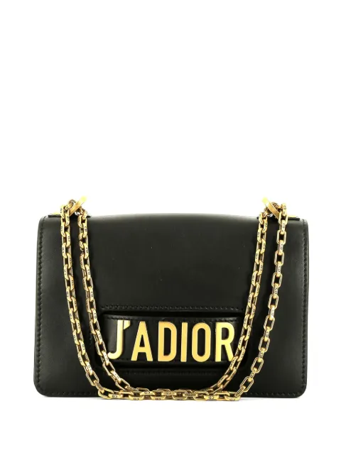 Christian Dior Pre-Owned J'Adior leather shoulder bag Black 398732