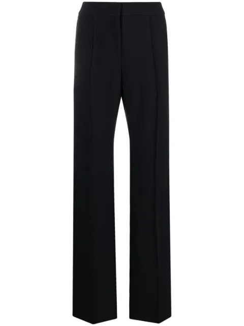 Jil Sander high-waisted flared trousers Black J02KA0163J65140