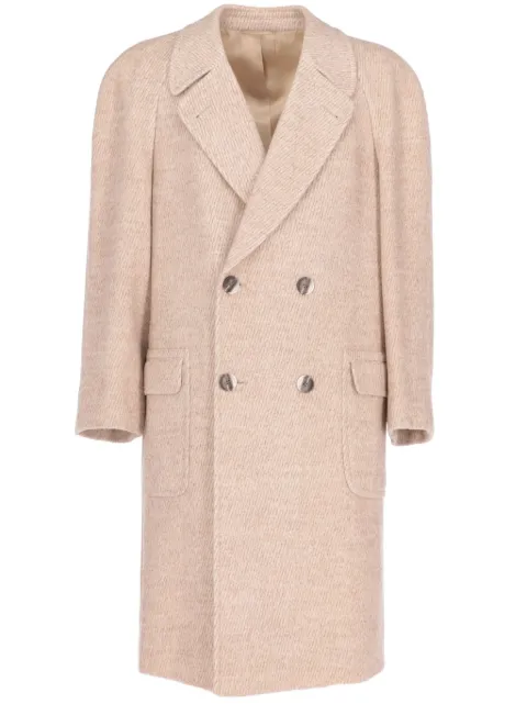 Christian Dior Pre-Owned 1970s double-breasted coat Neutrals DIOR900WA