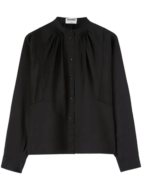 Jil Sander Sunday P.M. long-sleeve shirt Black J05DL0014J65014