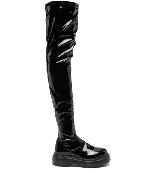 Le Silla Ranger 50mm thigh-high boots Black 6487V020M1PPPOL