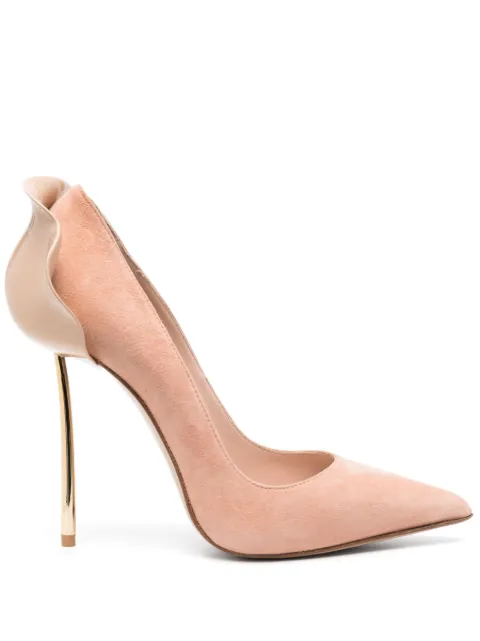 Le Silla Petalo suede pumps Neutrals 3101M100G3PPVEL