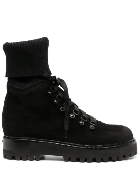 Le Silla St. Moritz suede ankle boots Black 7506R040M1PPPOW